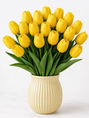Yellow tulip stems spring flowers yellow flower tulip florals flower arranging